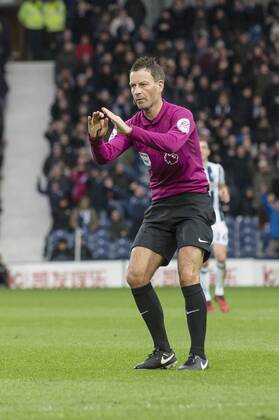 Match Referee Mark Clattenburg during the Premier League match between West Bromwich Albion and Bournemouth at The Hawthorns, West Bromwich, England on 25 February 2017. Copyright: xDarrenxMusgrovex 14300020