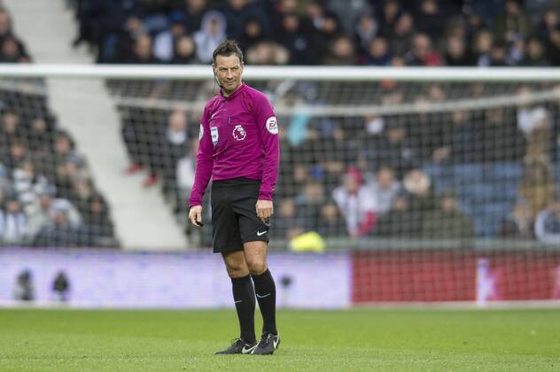 Match Referee Mark Clattenburg during the Premier League match between West Bromwich Albion and Bournemouth at The Hawthorns, West Bromwich, England on 25 February 2017. Copyright: xDarrenxMusgrovex 14300029