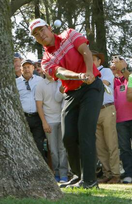 Golf: Matsuyama at Mexico Championship Hideki Matsuyama of Japan hits his third shot on the eighth hole during the first round of the Mexico Championship at the Chapultepec Golf Club in Naucalpan, Mexico, on March 2, 2017. After the round, Matsuyama sat in a tie for 41st place. 