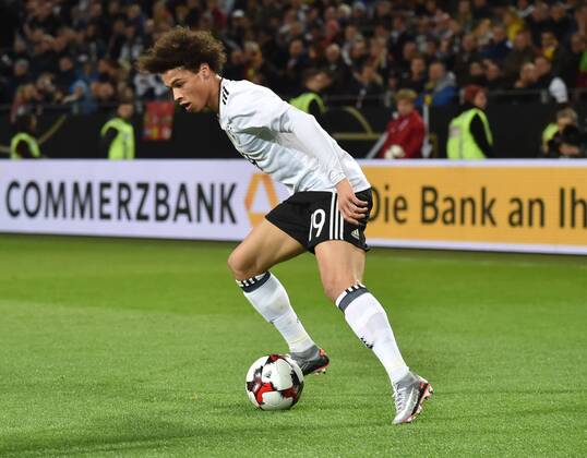 22.03.2017, Fussball Laenderspiel 2017, Deutschland - England 1:0, Leroy Sane (Deutschland)
