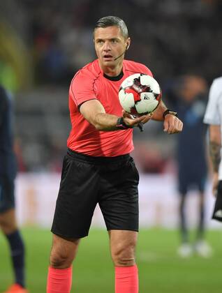 22.03.2017, Fussball Laenderspiel 2017, Deutschland - England 1:0, Schiedsrichter Damir Skomina