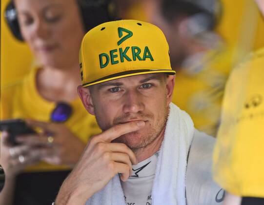 Bilder des Tages - SPORT Nico Huelkenberg, Grosser Preis von Bahrain 2017, 1. Erstes freies Training, Motorsport, Formel 1, 14.04.2017, Sachir Copyright: xAndre Eibner-Pressefotox EP_JAE
