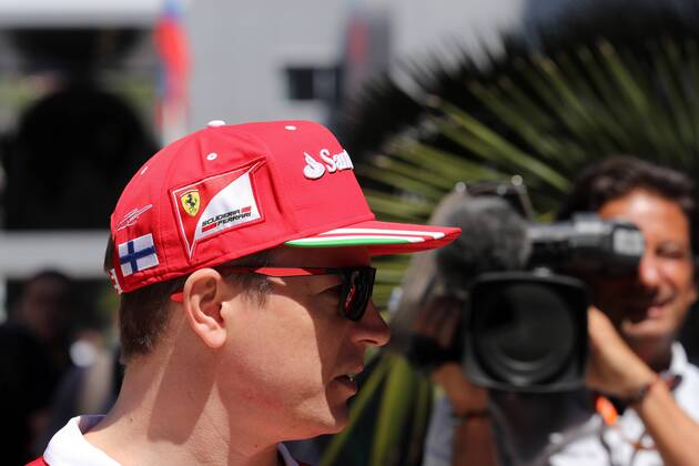 Russian Grand Prix, Sochi 27 - 30 April 2017 27.04.2017 - Kimi Raikkonen (FIN) Scuderia Ferrari SF70H