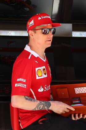 Russian Grand Prix, Sochi 27 - 30 April 2017 27.04.2017 - Kimi Raikkonen (FIN) Scuderia Ferrari SF70H