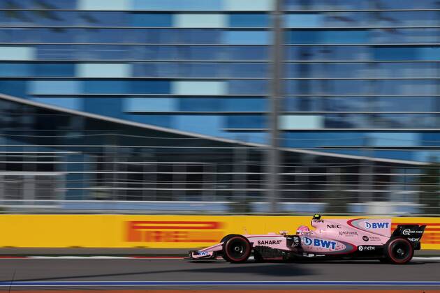Motorsports: FIA Formula One World Championship WM Weltmeisterschaft 2017, Grand Prix of Russia, 31 Esteban Ocon (Sahara Force India F1 Team) Sotschi Russia xHOCHxZWEIx
