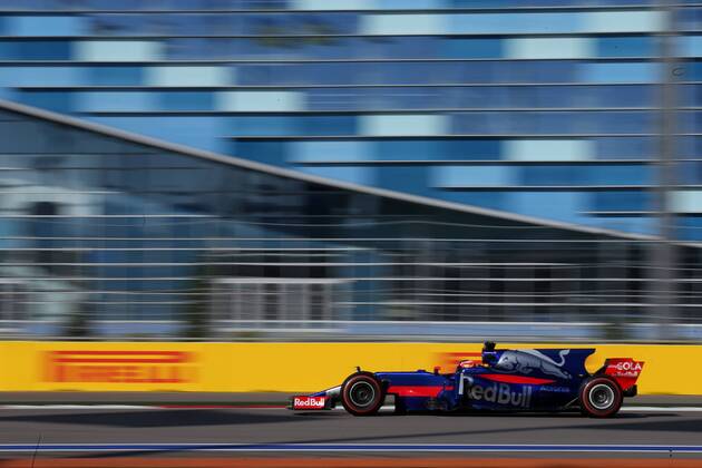Motorsports: FIA Formula One World Championship WM Weltmeisterschaft 2017, Grand Prix of Russia, 26 Daniil Kwjat (RUS, Scuderia Toro Rosso), Sotschi Russia xHOCHxZWEIx