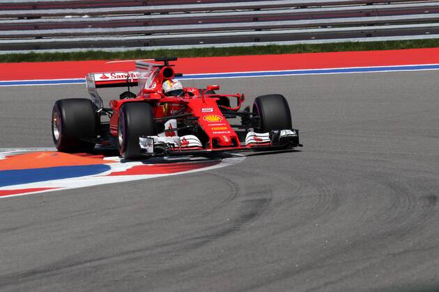 Russian Grand Prix, Sochi 27 - 30 April 2017 29.04.2017 - Free Practice 3, Sebastian Vettel (GER) Scuderia Ferrari SF70H 