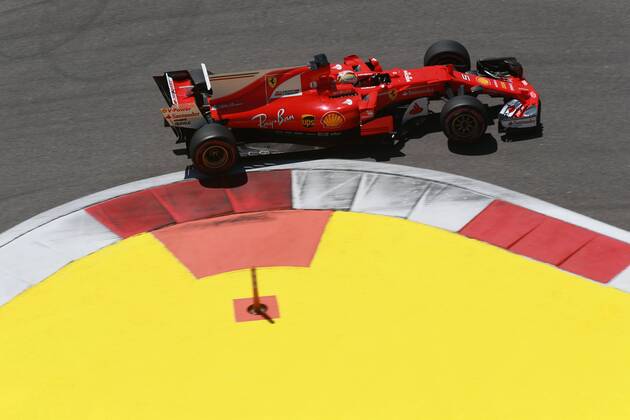 Motorsports: FIA Formula One World Championship WM Weltmeisterschaft 2017, Grand Prix of Russia, 5 Sebastian Vettel (GER, Scuderia Ferrari) Sotschi Russia xHOCHxZWEIx