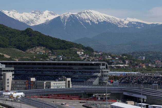 Motorsports: FIA Formula One World Championship WM Weltmeisterschaft 2017, Grand Prix of Russia, Fans Tribune Sotschi Russia xHOCHxZWEIx