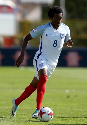 PXL_UEFA European U-17 Championship, group D, England vs. Netherlands 10.05.2017., Zapresic, Croatia - UEFA European U-17 Championship 2017, group D, 3rd round, England vs. Netherlands. Tashan Oakley-Boothe. IgorxKralj PIXSELL