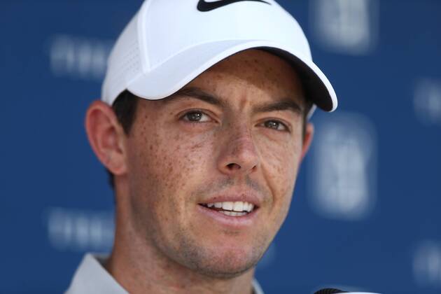 May 12, 2017 - Ponte Vedra Beach, Florida, United States - Rory McIlroy speaks to the media after the second round of The PLAYERS Championship at TPC Sawgrass. Golf 2017: The PLAYERS Championship - Round 2 - ZUMAw109 20170512_zap_w109_020 Copyright: xDebbyxWongx