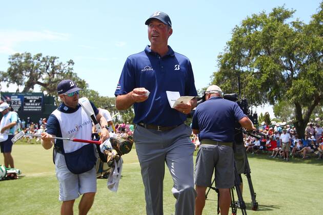 May 12, 2017 - Ponte Vedra Beach, Florida, United States - Matt Kuchar walks off the 9th green during the second round of The PLAYERS Championship at TPC Sawgrass. Golf 2017: The PLAYERS Championship - Round 2 - ZUMAw109 20170512_zap_w109_025 Copyright: xDebbyxWongx