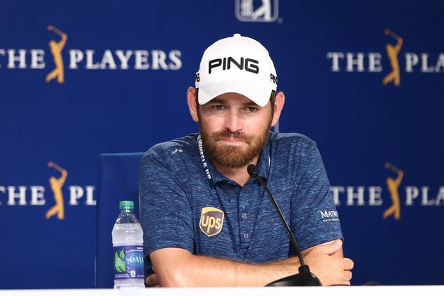 May 12, 2017 - Ponte Vedra Beach, Florida, United States - Louis Oosthuizen speaks to the media after the second round of The PLAYERS Championship at TPC Sawgrass. Golf 2017: The PLAYERS Championship - Round 2 - ZUMAw109 20170512_zap_w109_065 Copyright: xDebbyxWongx
