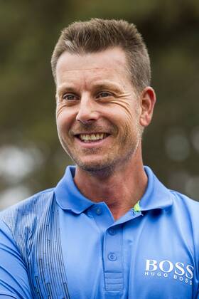 170530 Henrik Stenson, Sverige efter en presskonferens inför Nordea Masters den 30 maj 2017 i Barsebäck.  Copyright: PETTERxARVIDSON BB170530PA030