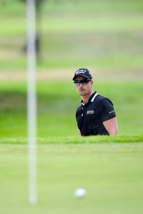 170602 Henrik Stenson, Sverige under dag tva av golftävlingen Nordea Masters den 2 juni 2017 i Barsebäck.  Copyright: PETTERxARVIDSON BB170602PA038