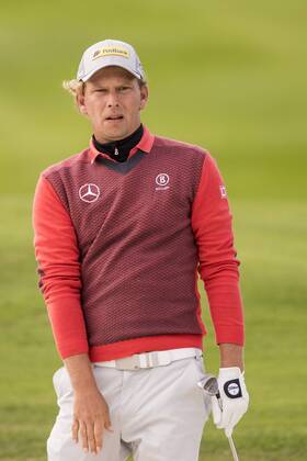 170602 Marcel Siem, Tyskland under dag tva av golftävlingen Nordea Masters den 2 juni 2017 i Barsebäck.  Copyright: PETTERxARVIDSON BB170602PA159