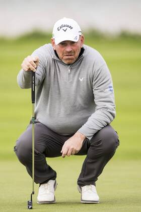 170602 Thomas Björn, Danmark under dag tva av golftävlingen Nordea Masters den 2 juni 2017 i Barsebäck.  Copyright: PETTERxARVIDSON BB170602PA196