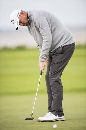 170602 Thomas Björn, Danmark under dag tva av golftävlingen Nordea Masters den 2 juni 2017 i Barsebäck.  Copyright: PETTERxARVIDSON BB170602PA200