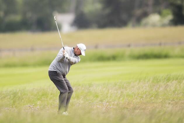 170602 Thomas Björn, Danmark under dag tva av golftävlingen Nordea Masters den 2 juni 2017 i Barsebäck.  Copyright: PETTERxARVIDSON BB170602PA205