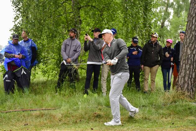 170604 Alex Noren, Sverige under dag fyra av golftävlingen Nordea Masters den 4 juni 2017 i Barsebäck.  Copyright: PETTERxARVIDSON BB170604PA001