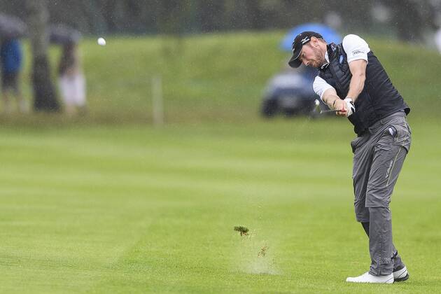 170604 Chris Wood, England under dag fyra av golftävlingen Nordea Masters den 4 juni 2017 i Barsebäck.  Copyright: AndersxBjurö ST170604AAB0T