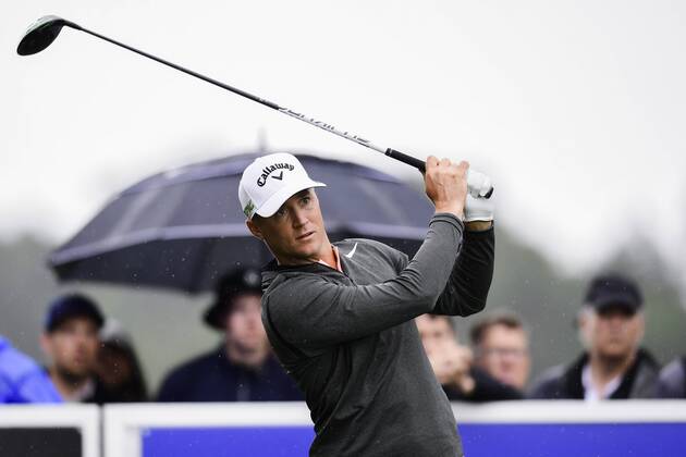 170604 Alexander Noren, Sverige under dag fyra av golftävlingen Nordea Masters den 4 juni 2017 i Barsebäck.  Copyright: PETTERxARVIDSON BB170604PA079