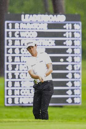 170604 Renato Paratore, Italien under dag fyra av golftävlingen Nordea Masters den 4 juni 2017 i Barsebäck.  Copyright: PETTERxARVIDSON BB170604PA081