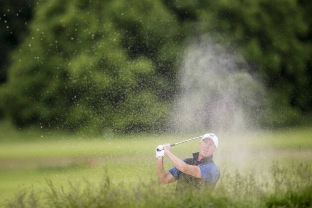 170604 Richard Green, Australien under dag fyra av golftävlingen Nordea Masters den 4 juni 2017 i Barsebäck.  Copyright: PETTERxARVIDSON BB170604PA325