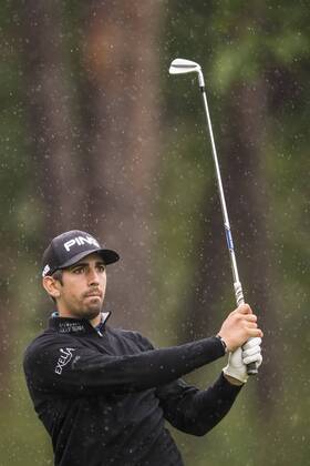 170604 Matthieu Pavon, Frankrike under dag fyra av golftävlingen Nordea Masters den 4 juni 2017 i Barsebäck.  Copyright: PETTERxARVIDSON BB170604PA386