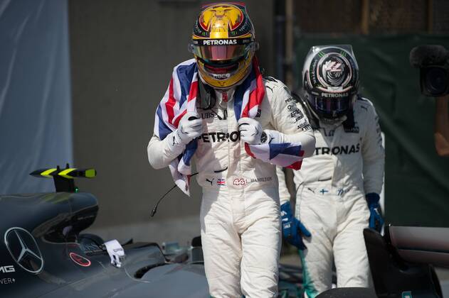 Lewis Hamilton; Valtteri Bottas; Mercedes Grand Prix, formula 1 GP, Kanada in Montreal, 11.06.2017 Photo:mspb ALEX WONG Lewis Hamilton; Valtteri Bottas; Formel 1 GP, Kanada