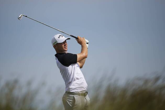 170615 Sveriges Alexander Noren under omgang ett i golfturneringen US Open den 15 juni 2017 i Hartford.  Copyright: JOELxMARKLUND BB170615JM002