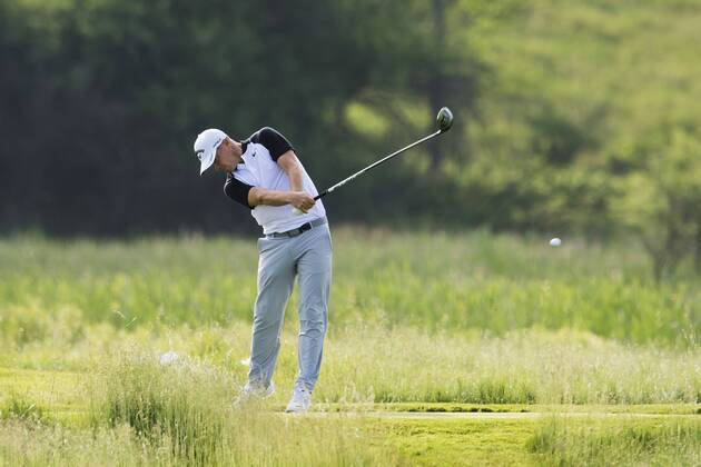 170615 Sveriges Alexander Noren under omgang ett i golfturneringen US Open den 15 juni 2017 i Hartford.  Copyright: JOELxMARKLUND BB170615JM003