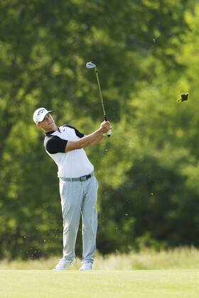 170615 Sveriges Alexander Noren under omgang ett i golfturneringen US Open den 15 juni 2017 i Hartford.  Copyright: JOELxMARKLUND BB170615JM020
