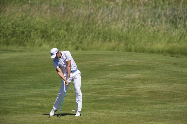 170615 Sveriges Henrik Stenson under första omgangen i golfturneringen US Open den 15 juni 2017 i Hartford.  Copyright: JOELxMARKLUND BB170615JM044