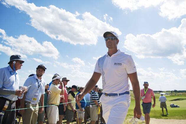 170615 Sveriges Henrik Stenson under första omgangen i golfturneringen US Open den 15 juni 2017 i Hartford.  Copyright: JOELxMARKLUND BB170615JM054