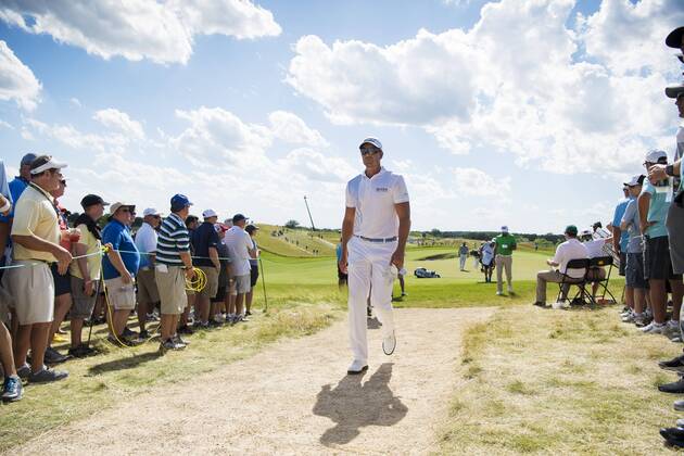 170615 Sveriges Henrik Stenson under första omgangen i golfturneringen US Open den 15 juni 2017 i Hartford.  Copyright: JOELxMARKLUND BB170615JM057