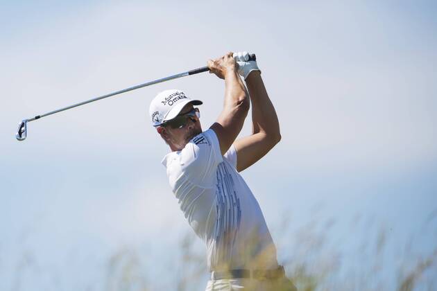 170615 Sveriges Henrik Stenson under första omgangen i golfturneringen US Open den 15 juni 2017 i Hartford.  Copyright: JOELxMARKLUND BB170615JM059