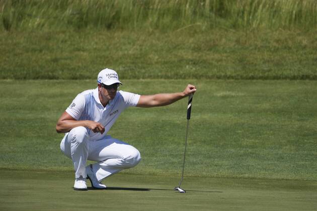 170615 Sveriges Henrik Stenson under första omgangen i golfturneringen US Open den 15 juni 2017 i Hartford.  Copyright: JOELxMARKLUND BB170615JM066