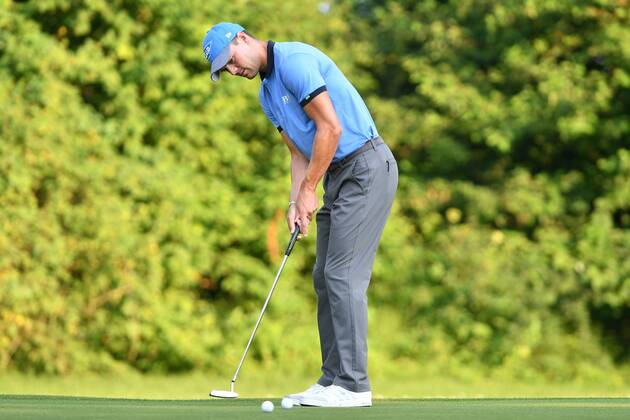 Martin KAYMER (GER),Aktion,Einzelaktion, Einzelbild, Freisteller,Ganzkoerperaufnahme,ganze Figur. ProAm ,GOLF,BMW International Open 2017 am 21.06.2017 in Muenchen Eichenried.