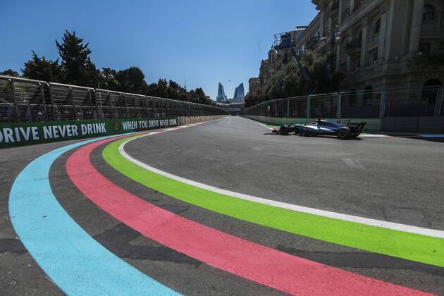 Motorsports: FIA Formula One World Championship WM Weltmeisterschaft 2017, Grand Prix of Europe, 44 Lewis Hamilton (GBR, Mercedes AMG Petronas Formula One Team), Baku Azerbaijan xHOCHxZWEIx