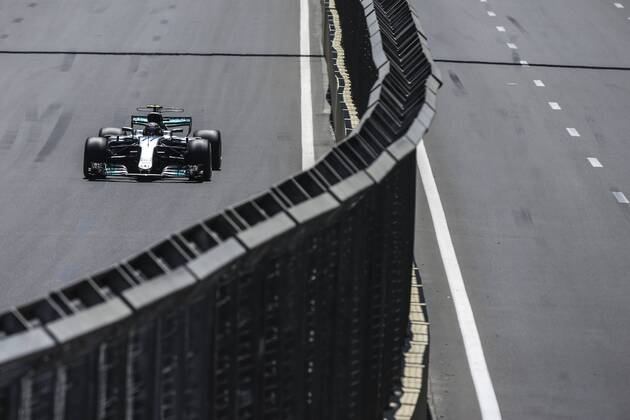 Motorsports: FIA Formula One World Championship WM Weltmeisterschaft 2017, Grand Prix of Europe, 77 Valtteri Bottas (FIN, Mercedes AMG Petronas) Baku Azerbaijan xHOCHxZWEIx