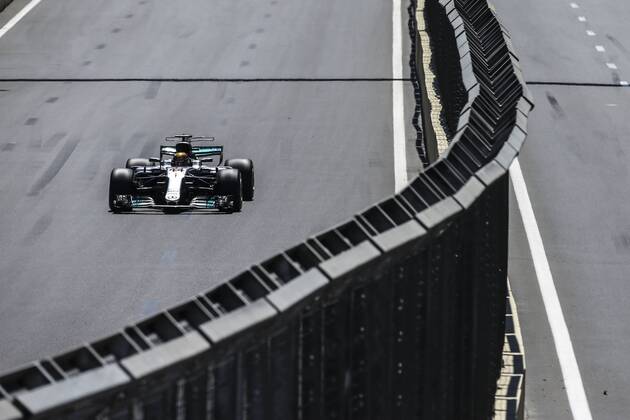 Motorsports: FIA Formula One World Championship WM Weltmeisterschaft 2017, Grand Prix of Europe, 44 Lewis Hamilton (GBR, Mercedes AMG Petronas Formula One Team), Baku Azerbaijan xHOCHxZWEIx