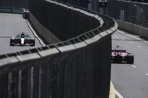 Motorsports: FIA Formula One World Championship WM Weltmeisterschaft 2017, Grand Prix of Europe, 77 Valtteri Bottas (FIN, Mercedes AMG Petronas) Baku Azerbaijan xHOCHxZWEIx