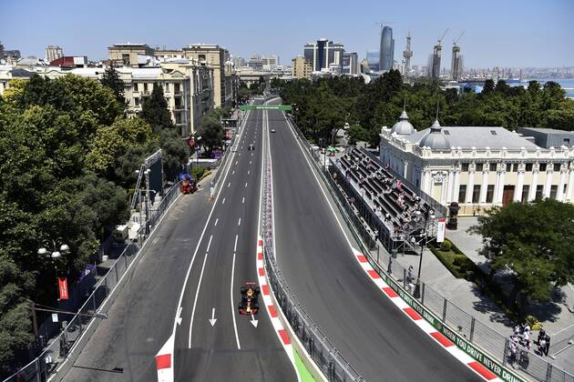 Motorsports: FIA Formula One World Championship WM Weltmeisterschaft 2017, Grand Prix of Europe, 33 Max Verstappen (NDL, Red Bull Racing) Baku Azerbaijan xHOCHxZWEIx