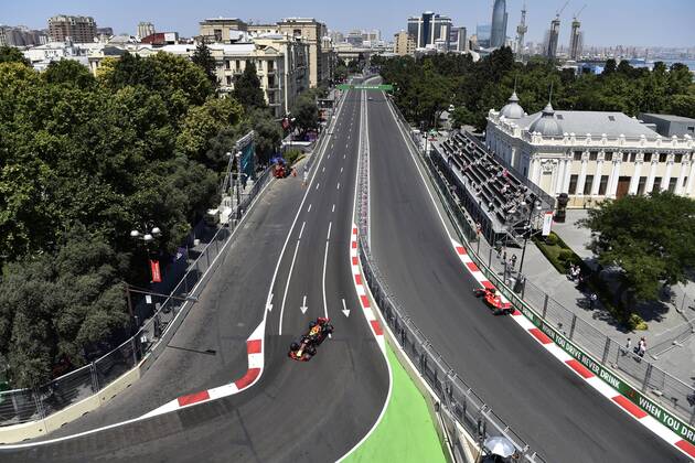 Motorsports: FIA Formula One World Championship WM Weltmeisterschaft 2017, Grand Prix of Europe, 33 Max Verstappen (NDL, Red Bull Racing) Baku Azerbaijan xHOCHxZWEIx