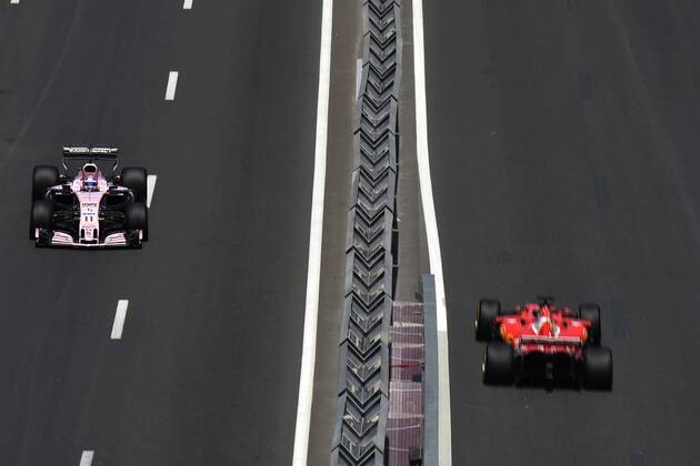 Motorsports: FIA Formula One World Championship WM Weltmeisterschaft 2017, Grand Prix of Europe, 11 Sergio Perez (MEX, Sahara Force India F1 Team), Baku Azerbaijan xHOCHxZWEIx