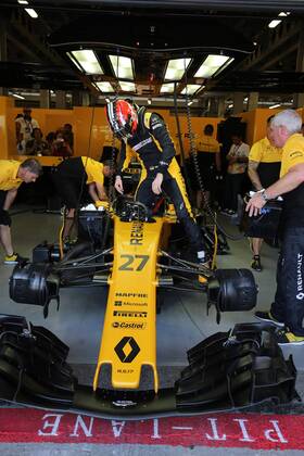 Azerbaijan Grand Prix, Baku 22 - 25 June 2017 24.06.2017 - Free Practice 3, Nico Hulkenberg (GER) Renault F1 Team RS17 