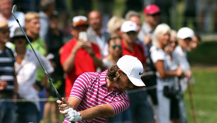 Eichenried, 24.06.2017, BMW International Open 2017, Golfclub München Eichenried, Round 3 Bild: Tommy Fleetwood BMW International Open 2017 Andreas Gora