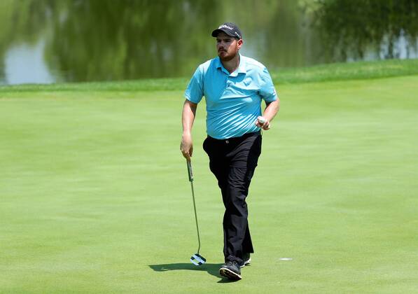 Deyen Lawson of Australia reacts in the final round of the 2017 Fragrant Hills International Beijing Open golf tournament in Beijing, China, 25 June 2017. Australian golfer Bryden Macpherson ranked the top on the China Tour Order of Merit this week when the second event of the newly formed circuit s 2017 season gets underway in Beijing. The Tour recently cut ties with the PGA Golf Herren TOUR and is now run by the China Golf Association with ties to both the European and Asian Tours. The Fragrant Hills International Beijing Open, which is the second stop on the China Tour, is set to welcome 141 players from 17 countries when it tees off from June 22-25. Bryden Macpherson titles Fragrant Hills International Beijing Open  20170625_09376