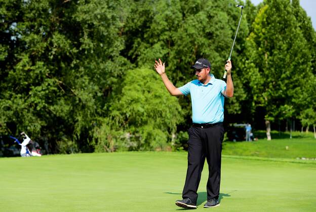 Deyen Lawson of Australia reacts in the final round of the 2017 Fragrant Hills International Beijing Open golf tournament in Beijing, China, 25 June 2017. Australian golfer Bryden Macpherson ranked the top on the China Tour Order of Merit this week when the second event of the newly formed circuit s 2017 season gets underway in Beijing. The Tour recently cut ties with the PGA Golf Herren TOUR and is now run by the China Golf Association with ties to both the European and Asian Tours. The Fragrant Hills International Beijing Open, which is the second stop on the China Tour, is set to welcome 141 players from 17 countries when it tees off from June 22-25. Bryden Macpherson titles Fragrant Hills International Beijing Open  20170625_09377